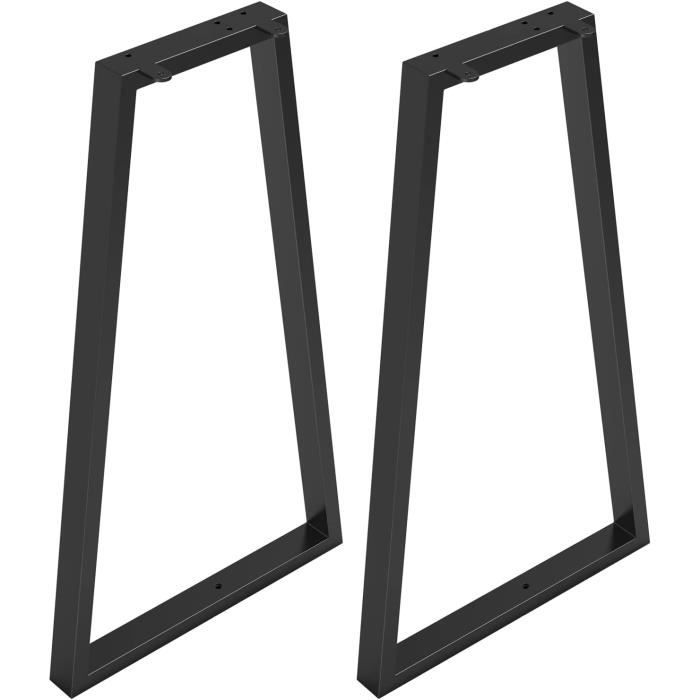 4PCS Pied De Table 40cm, Pied Epingle En Métal,3 Stands Pied De Meuble Pour Bricolage Table Chaise - Designe Industriel - Noir | Leroy Merlin
