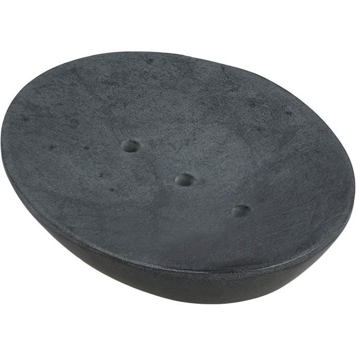 Ottoman Porte-savon Carré En Pierre Naturelle De Travertin 10 X 10 Cm