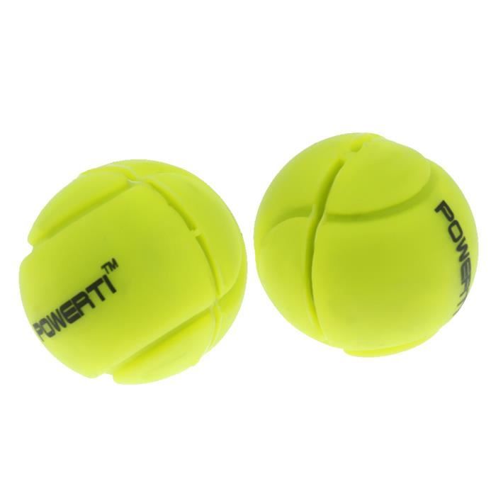Baoblaze 2pcs Anti-Vibrateurs Amortisseur pour Raquettes de Tennis/Squash en Silicone