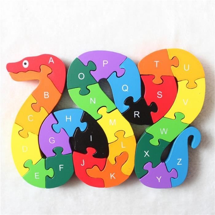 Serpent Puzzle Jeux Educatifs Alphabet Numero Jouets En Bois Colore Cadeau Pour Enfant Bebe Cdiscount Jeux Jouets Serpent Puzzle Jeux Educatifs Alphabet Numero Jouets En Bois Colore Cadeau Pour Enfant Bebe Cdiscount Jeux Jouets