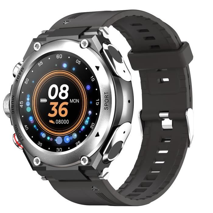 Montre connectée Bluetooth pour hommes avec écouteurs appels musique pour téléphone Android et IOS - vue 2