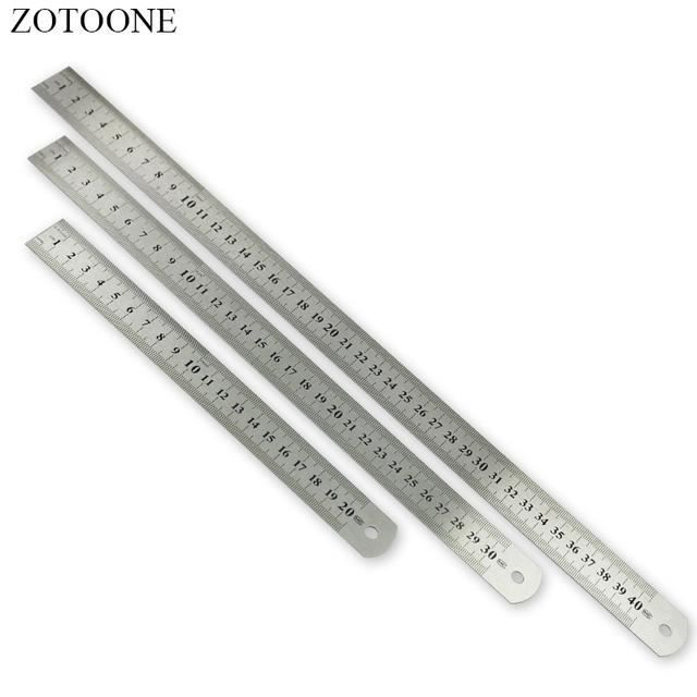 Siumir Règle en Acier Inoxydable Règle Metallique 15 cm 20 cm 30 cm