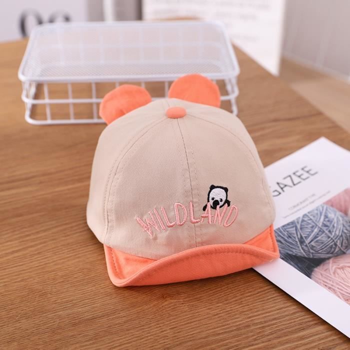 Casquette Bébé En Jean - Brodée I Love Mama/Papa - Anti-UV 50+ - Réglable - Pour Garçon Et Fille 3-12 Mois