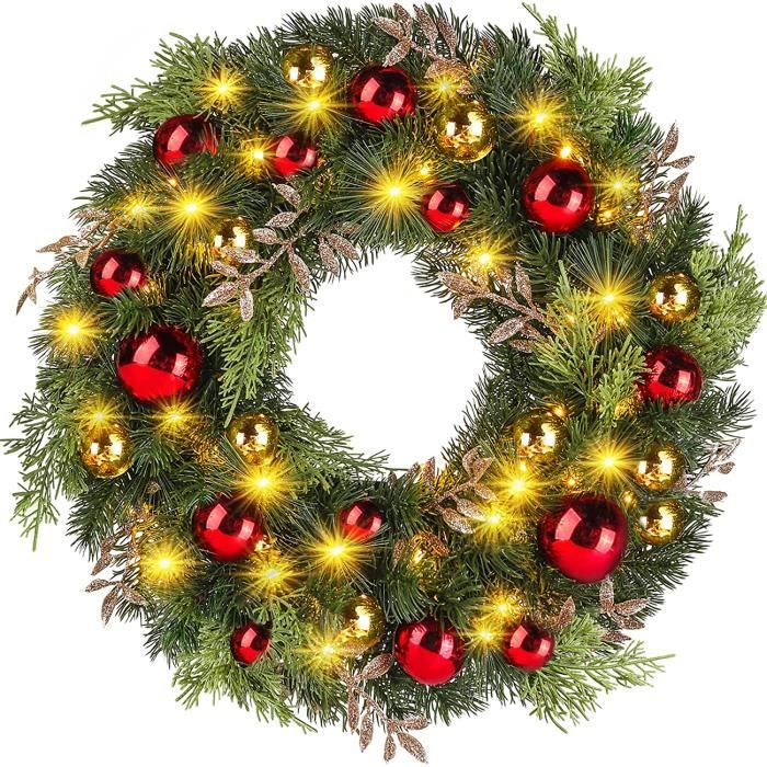 Bannière Joyeux Noël Avec Feuilles Vertes – Guirlande Décorative Rouge Et Vert, 5 M De Ruban – Pour Maison, Sapin, Fête