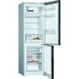 BOSCH KGV36VBEAS - Réfrigérateur combiné - 307 L (213 + 94 L) - Froid low frost - L 60 x H 186 cm - Noir-1