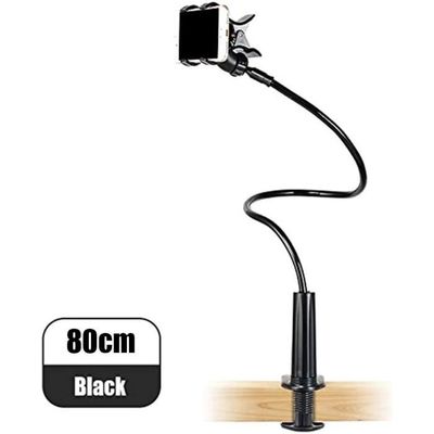 Support Téléphone Pour Lit – Col De Cygne, Rotation 360°, Pince Ajustable