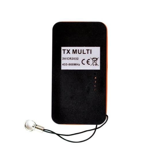Télécommande Portail Universelle Rouge XTEL100 433-868Mhz - Code fixe et  rolling code