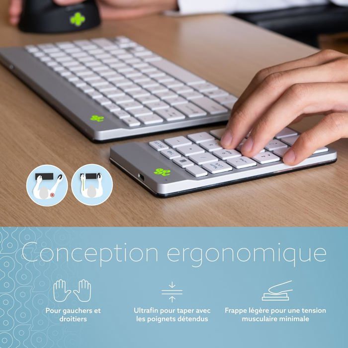 R-Go Break, Clavier Numérique, Bluetooth, Pavé Numérique Clavier ...