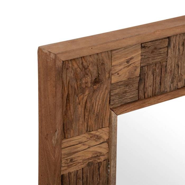 Atmosphera Créateur D'intérieur - Miroir rond en bois, ø 52 cm pas cher