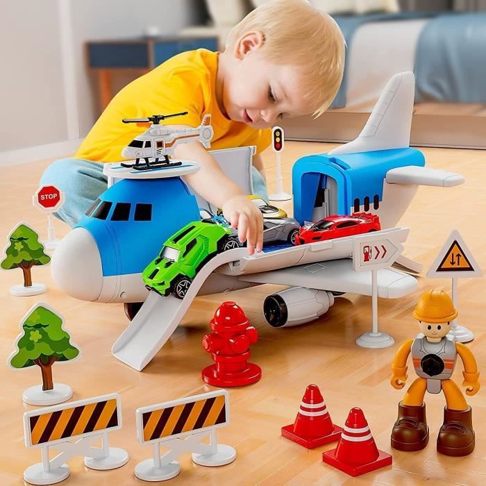 Jouet Enfant 3 Ans Garçons Filles,Voiture Jouets Garcon 19 en 1 Avion Jouet  Transporteur Véhicules Jouets Cadeau pour Enfant - Cdiscount Jeux - Jouets