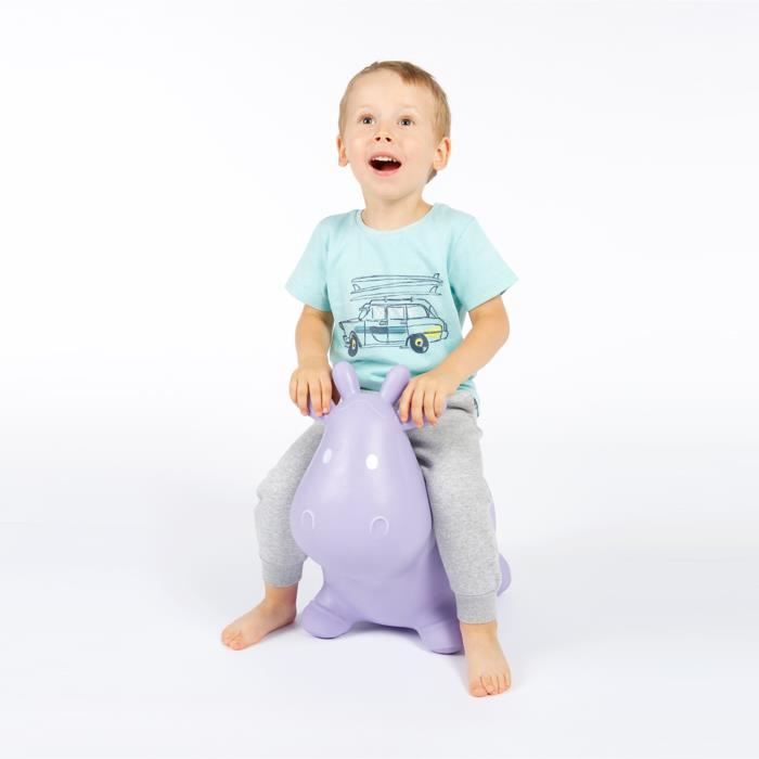 Hoppimals Tootiny – Animal Sauteur Gonflable Vache – Avec Pompe Incluse – Développe Motricité Dès 12 Mois – Jouet Rebondissant