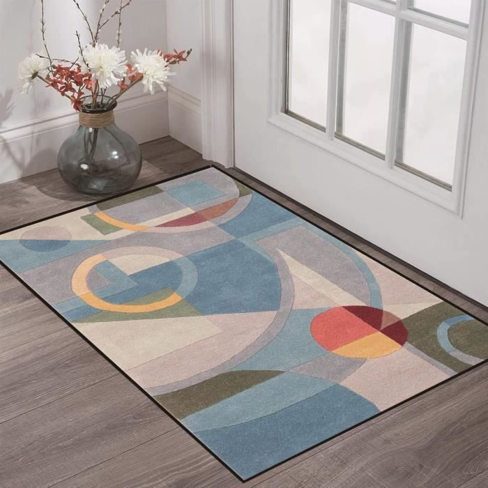 KUAW Tapis De Passage 110x400cm Couloir Lavable Antiderapant Absorbant