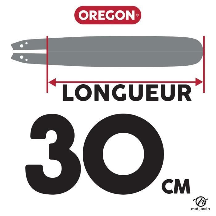 Guide chaîne de tronçonneuse 30 cm Oregon BA12 B45