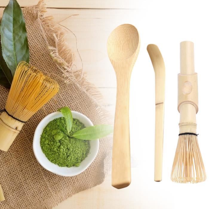 YOSOO Matcha Scoop, Tea Maker, Essential Matcha Accessories, 3pcs ...