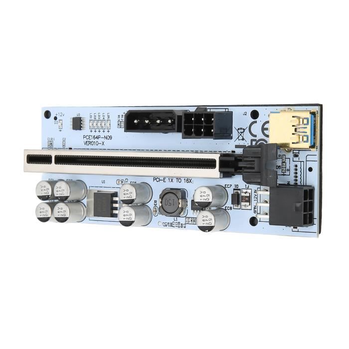 LMC - Carte Riser PCIE 8 condensateurs fermes GPU anti-interférence ...