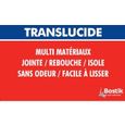 SADER Gachette Mastic Silicone Etanchéité Multi-usages - Translucide - 200ml-2