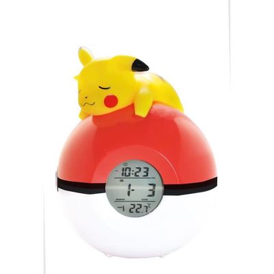 TEKNOFUN Pikachu Figurine Lumineuse Pokemon Horloge réveil