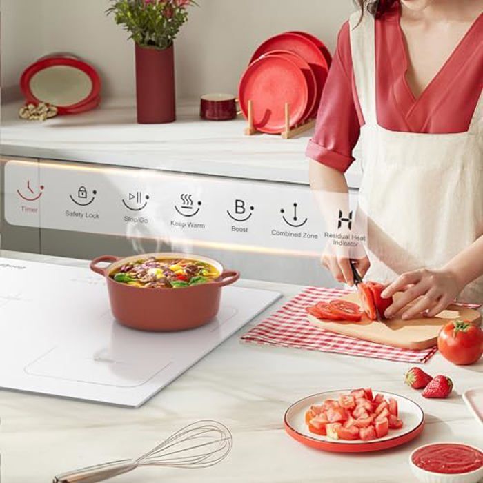 Plaque à Induction 4 Feux Cooksir 60cm – 7200W, Commande Tactile, Fonction Boost - 5