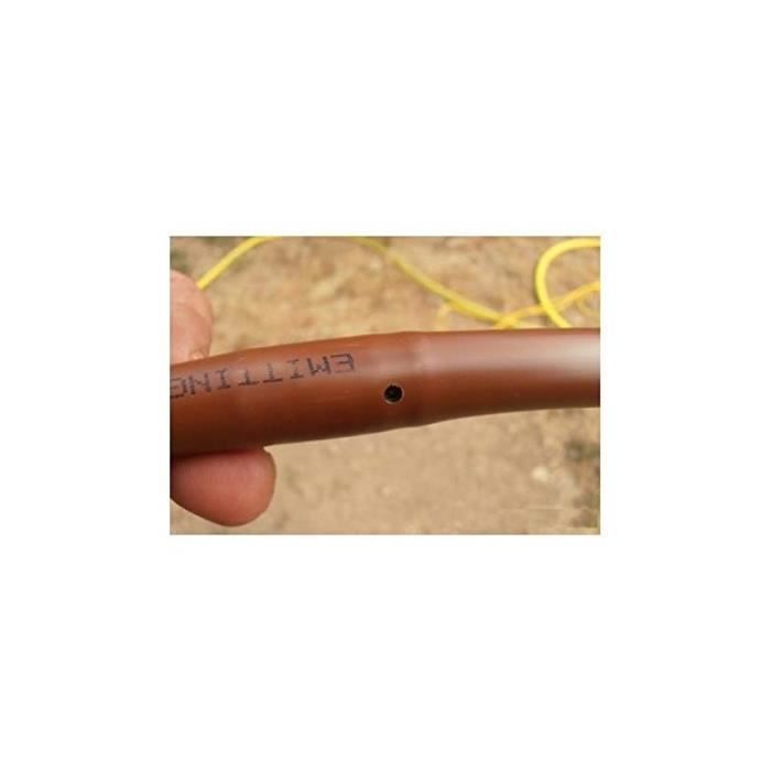 Tuyau D'arrosage Goutte à Goutte Suinga 16mm - 400m Avec Goutteurs Tous Les 25cm - Économie D'eau Jusqu'à 70% - Noir