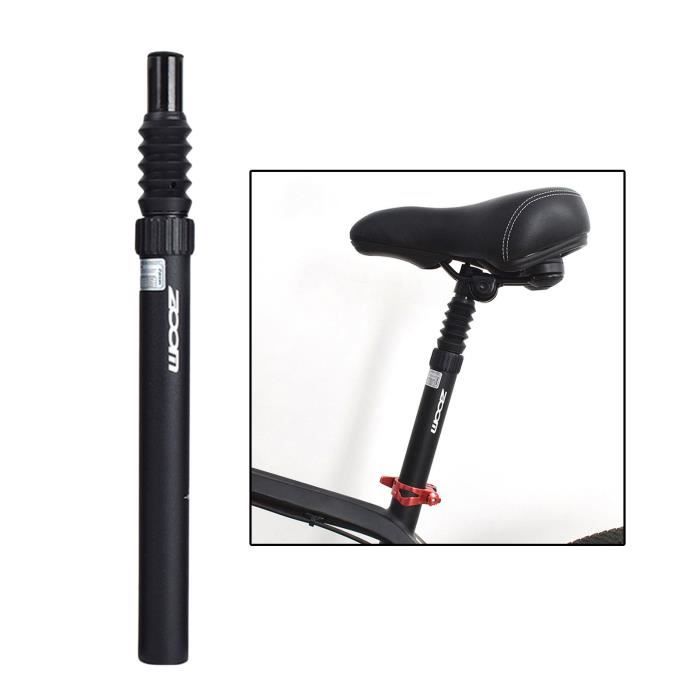 Tige De Selle Alu Minium 27,2/31,6 Mm - Longueur 450mm, Charge Max 110kg, Pour VTT Et Route, Neuf Tube Selle Vélo 27.2 31.6mm 450mm Noir Charge 110kg