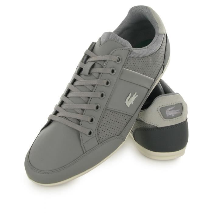 Lacoste Chaymon 316 1 baskets mode homme Gris Cdiscount Chaussures