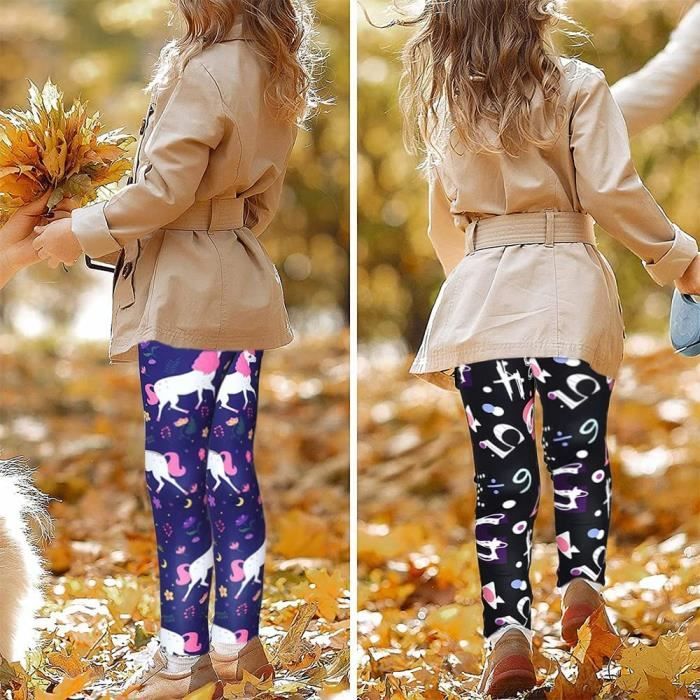 Chaud Toison Leggings Fille Doublé Polaire Pantalon Chauds Hiver