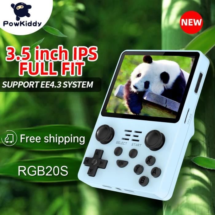 Console Rétro Portable 3,5 Pouces IPS – RK3326, 4000 MAh, 128 Go – Jeux Préchargés, Voyage Et Maison