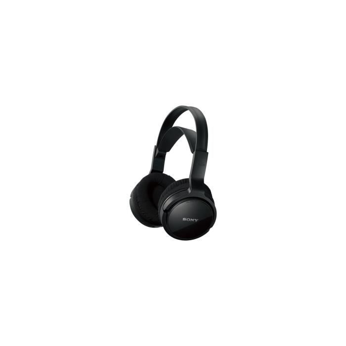 Casque TV sans fil à transmission UHF Sony MDR-RF895RK Noir