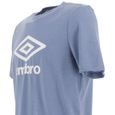 UMBRO T-shirt T-shirt Coton Big Logo Homme bleu-3