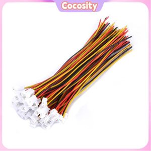 Connecteurs Micro JST 1.25mm 3 Broches - Lot De 20 Jeux Avec Fils (10 Cm) - Pour Bandes LED, RC, Batteries