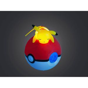 Teknofun - Licence Officiel Pokemon - Radio Réveil Lumineux Pokémon - Pikachu Qui Dors Sur Une Pokéball, Jaune Teknofun - Licence Officiel Pokemon - Radio Réveil Lumineux Pokémon - Pikachu Qui Dors Sur Une Pokéball, Jaune