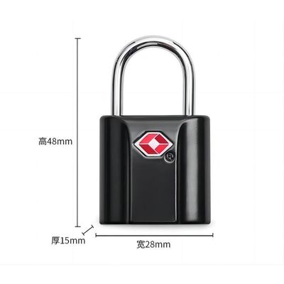 Cadenas TSA à Combinaison 3 Chiffres - Noir - Pour Valises Et Bagages - Sécurité Voyage