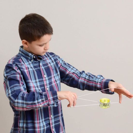 YoYo Lumineux 1 Pièce – Jouet En Plastique Réutilisable, Couleur Aléatoire, Parfait Pour Débutants Et Pros, Tourne Longtemps, Démontable Pour Changer La Corde