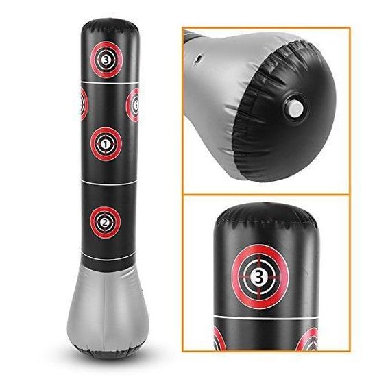 Delaman Punching Bag Sac de Frappe Gonflable pour Enfants Adultes