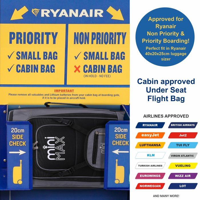 Sac cabine ryanair 40x20x25 hot sale