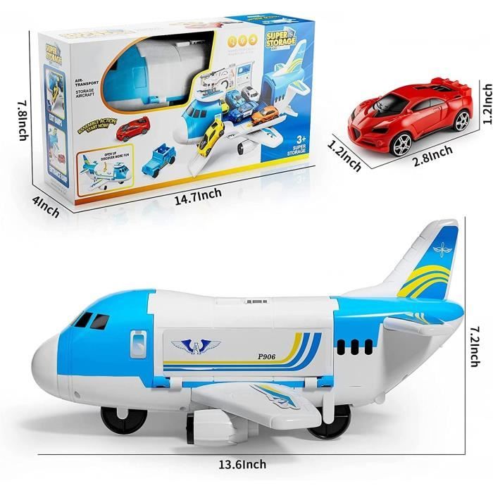 Jouets Voitures Push And Go Jouer Friction Powered Véhicules Outils de  transport Cadeaux pour bébés Toddlers Enfants Garçons Filles Age 3+ ans (y  compris voiture Avion