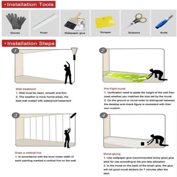 Papier Peint Autocollant 3D Sunlight NA9762 – Plafond Mural – Déco Intérieure