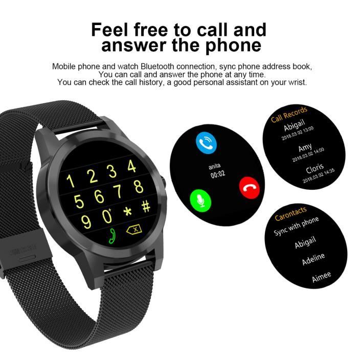 Diggro DI03 Plus Bluetooth Siri Smart Watch Montre Connect e 128MB