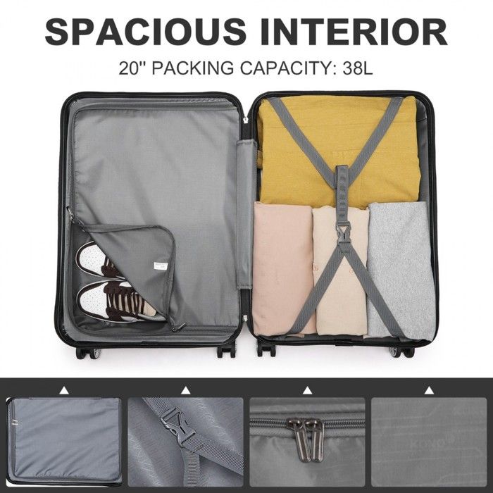 Syncro System Valise Cabine 55x40x25 Valise 50x40x20 Valise Cabine