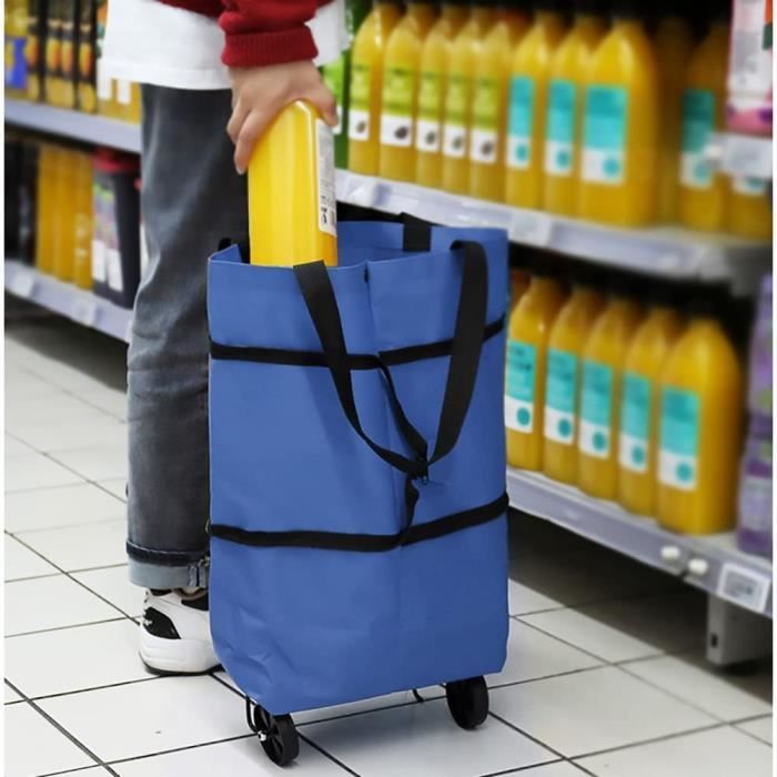 Sac De Course Et Caba Limics24 Courses Pliable Roulettes En Y Chariot La Maison Supermarch