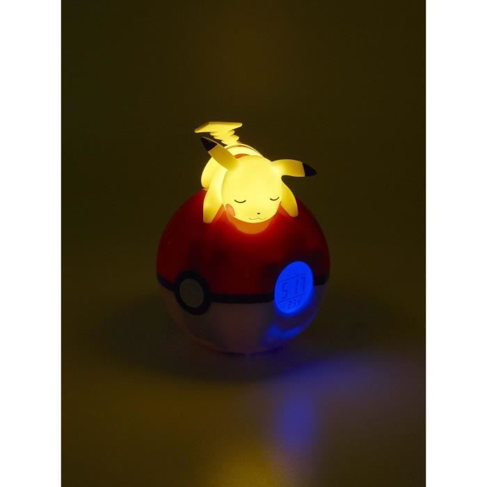 Réveil Pokémon Go Pikachu LED 7 couleurs - Idée cadeau Noël anniversaire  enfant - Cdiscount Jeux - Jouets