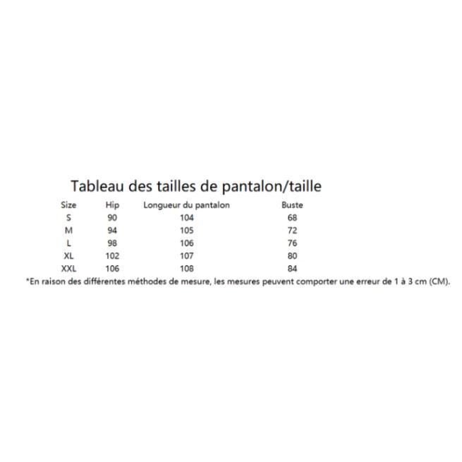 Taille des jeans discount femme