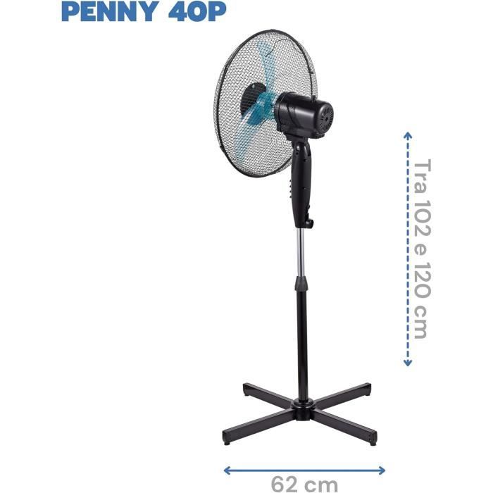 Ar5Am40P Ventilateur Sur Pied Puissant Et Silencieux, 3 Pales De 40 Cm — free download
