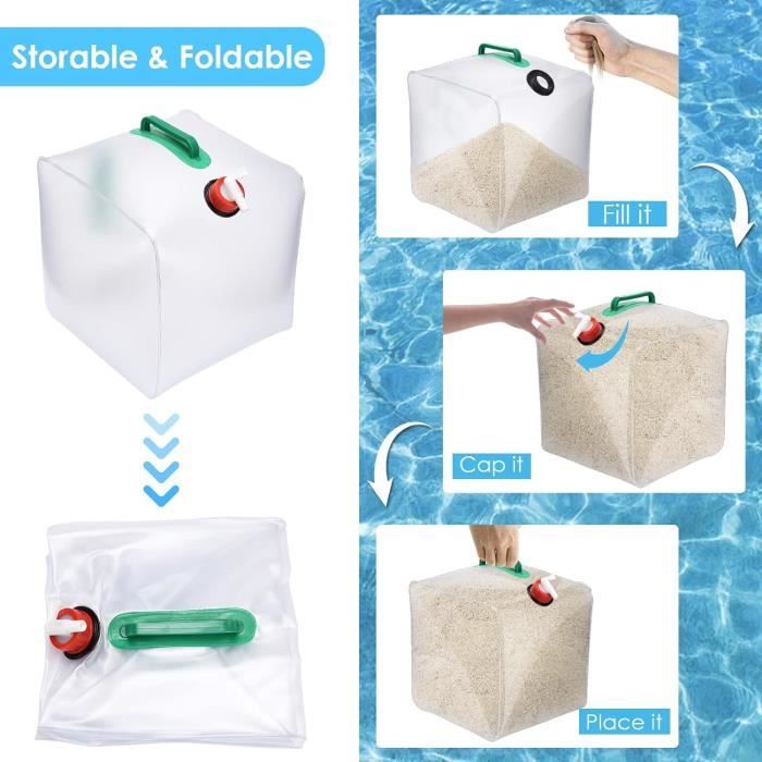 Pack De 2 Poids De Marche 1 Lb - Poignées Souples Pour Gym Et Training