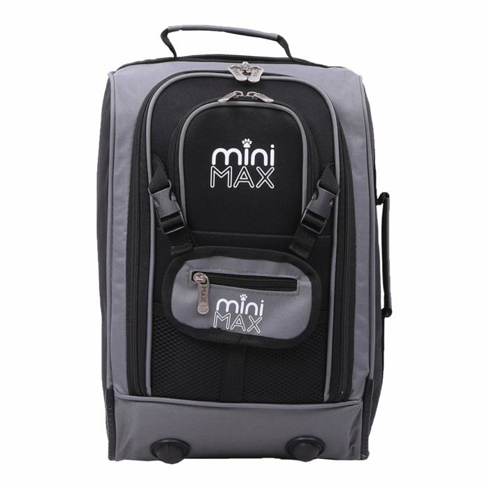 Aerolite MiniMAX 20L Ryanair 40x20x25 Taille Bagage Main en Cabine sous Le siEge Sac Dos roulettes Sac Main en Cabine avec Noire
