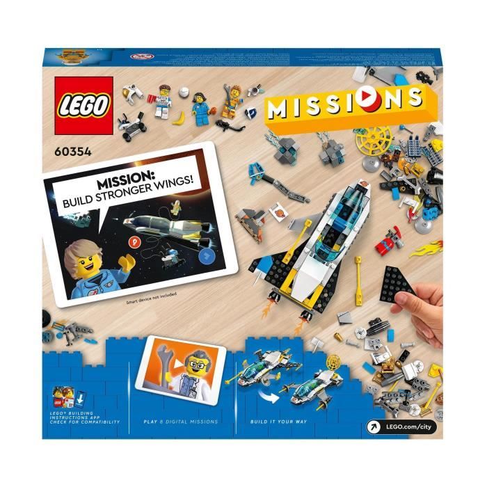 LEGO City 60354 Missions d Exploration Spatiale sur Mars Jouet Construction Interactif Cdiscount Jeux Jouets
