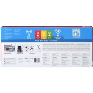Antenne TV TNT extérieure UHF rateau - FRACARRO - Sigma 6HD - Double