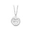 collier argent avec rond collier argent avec rond
