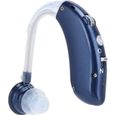 EBTOOLS Aide auditive rechargeable D‑6000 Aide Auditive Numérique Rechargeable Amplificateur de Son Suspendu à Oreille pour-0