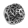 Perles Métal Rayher – Argent Ancien – 11mm, Trou 4mm – Lot De 3 – Neuves